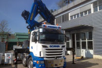 Impressionen Mobilkran Big Blue Winterthur