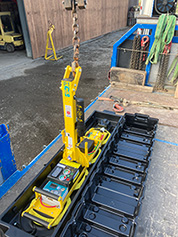 Sauganlage mit einer Tragkraft bis 320 Kg für den Einsatz bei Verglasungen. Fragen Sie uns an.